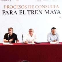 Adán Augusto remueve obstáculos para el Tren Maya en Quintana Roo