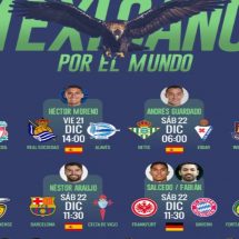 Agenda de jugadores mexicanos en el futbol europeo