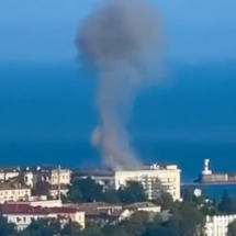 Rusos denuncian nuevo ataque con un dron contra el Estado Mayor en Sebastopol
