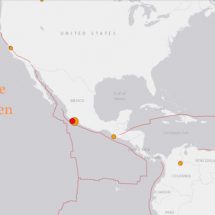 Alerta de tsunami en México tras sismo de magnitud 7.4