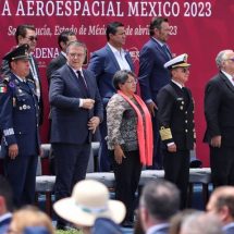 Inauguran Feria Aeroespacial de México 2023 en Santa Lucía