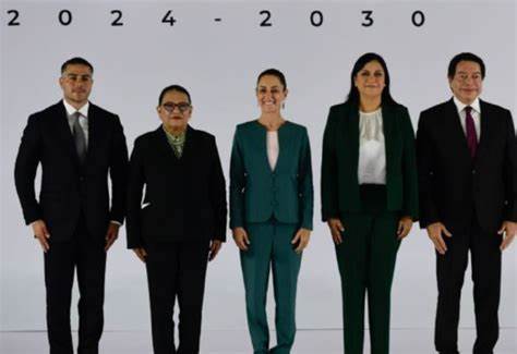 Claudia Sheinbaum presenta a la tercera parte de su gabinete