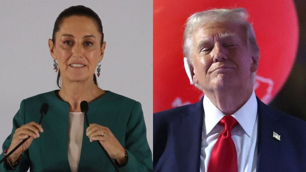 Claudia Sheinbaum condena propuesta de Trump de cerrar frontera y construir muro