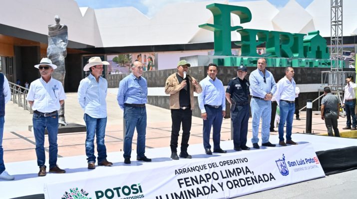 RICARDO GALLARDO ARRANCA OPERATIVO DE LIMPIEZA PARA LA FENAPO 2024