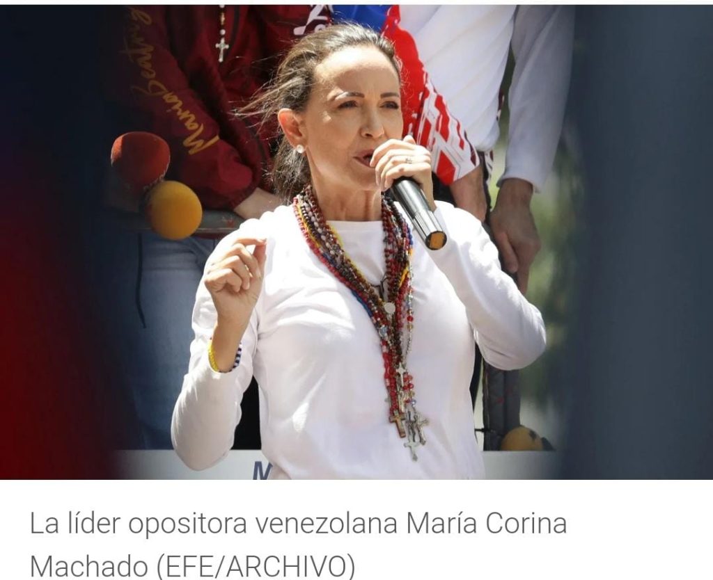 Machado, nominada al premio Václav Havel de Derechos Humanos