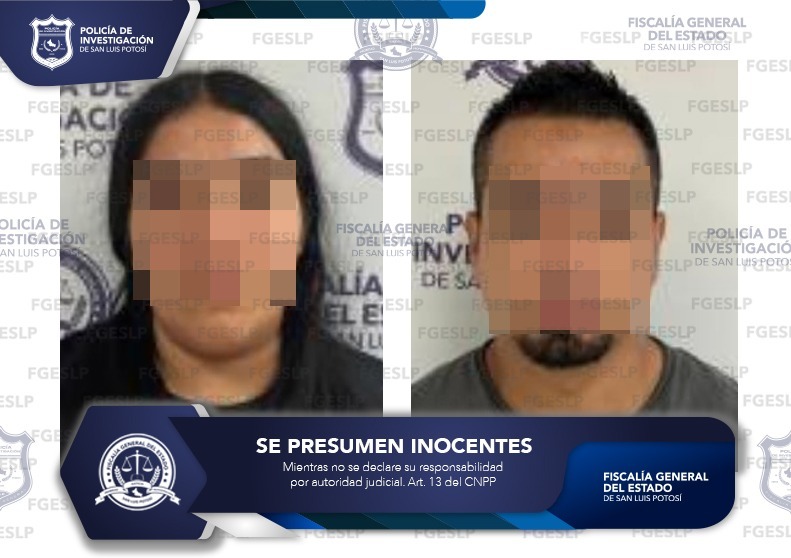 CUMPLIMENTA FGESLP APREHENSIÓN CONTRA UN HOMBRE Y UNA MUJER SEÑALADOS DE HOMICIDIO CALIFICADO