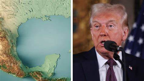 Trump dice que quiere cambiar el nombre del golfo de México a “golfo de Estados Unidos”