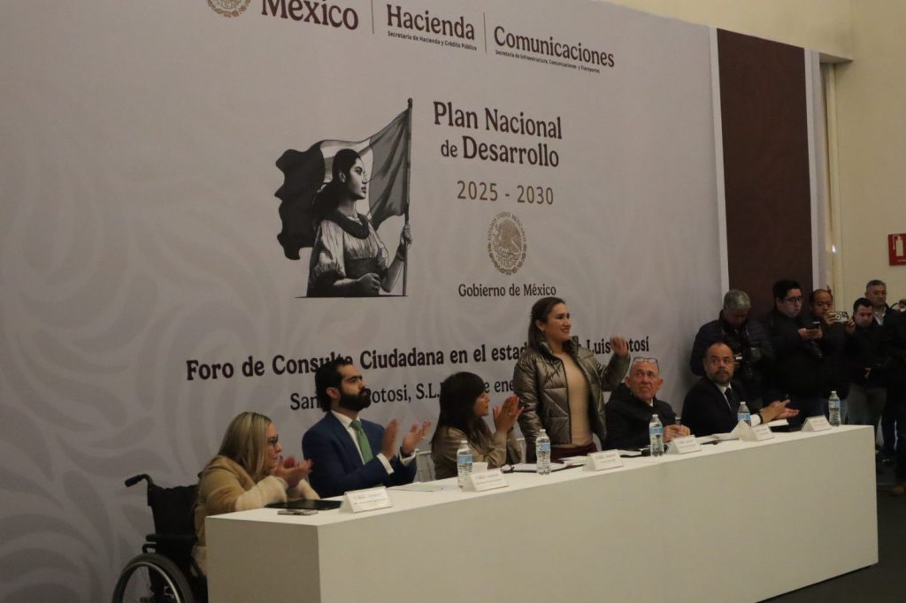 SAN LUIS POTOSÍ PARTICIPA EN LA INTEGRACIÓN DEL PLAN NACIONAL DE DESARROLLO
