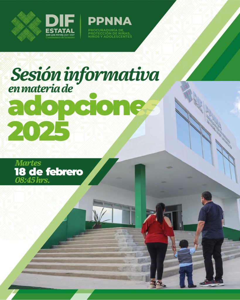 GOBIERNO ESTATAL SENSIBILIZA SOBRE ADOPCIÓN A FAMILIAS POTOSINAS