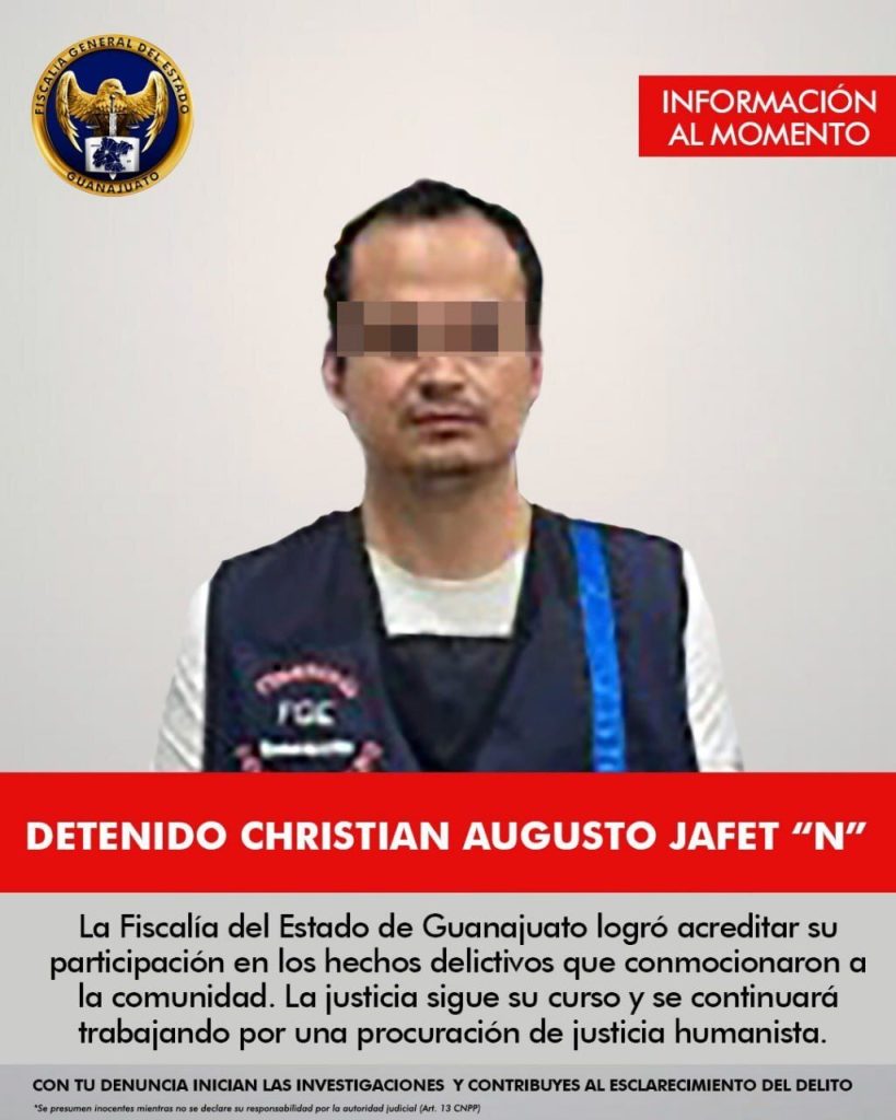 Dan de alta y detienen a Christian “N”, presunto asesino del niño Mateo Santiago en Guanajuato