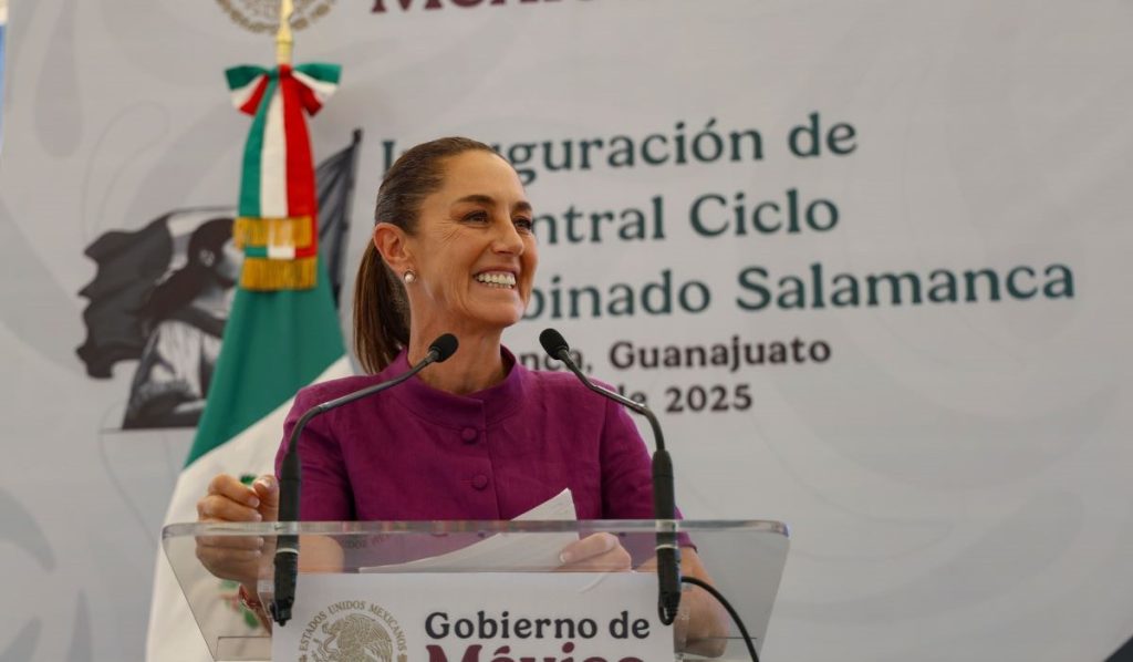 Sheinbaum inaugura Central Ciclo Combinado Salamanca