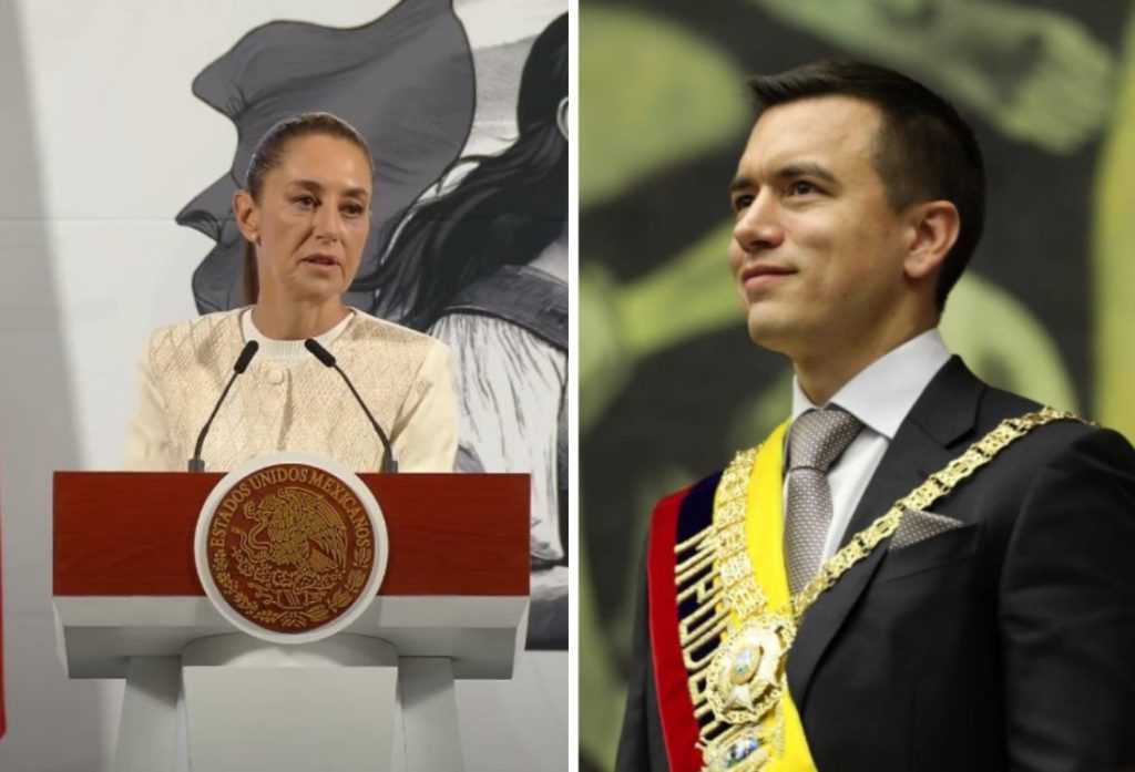 México no reanudará relaciones con Ecuador: Sheinbaum; pone en duda triunfo de Noboa