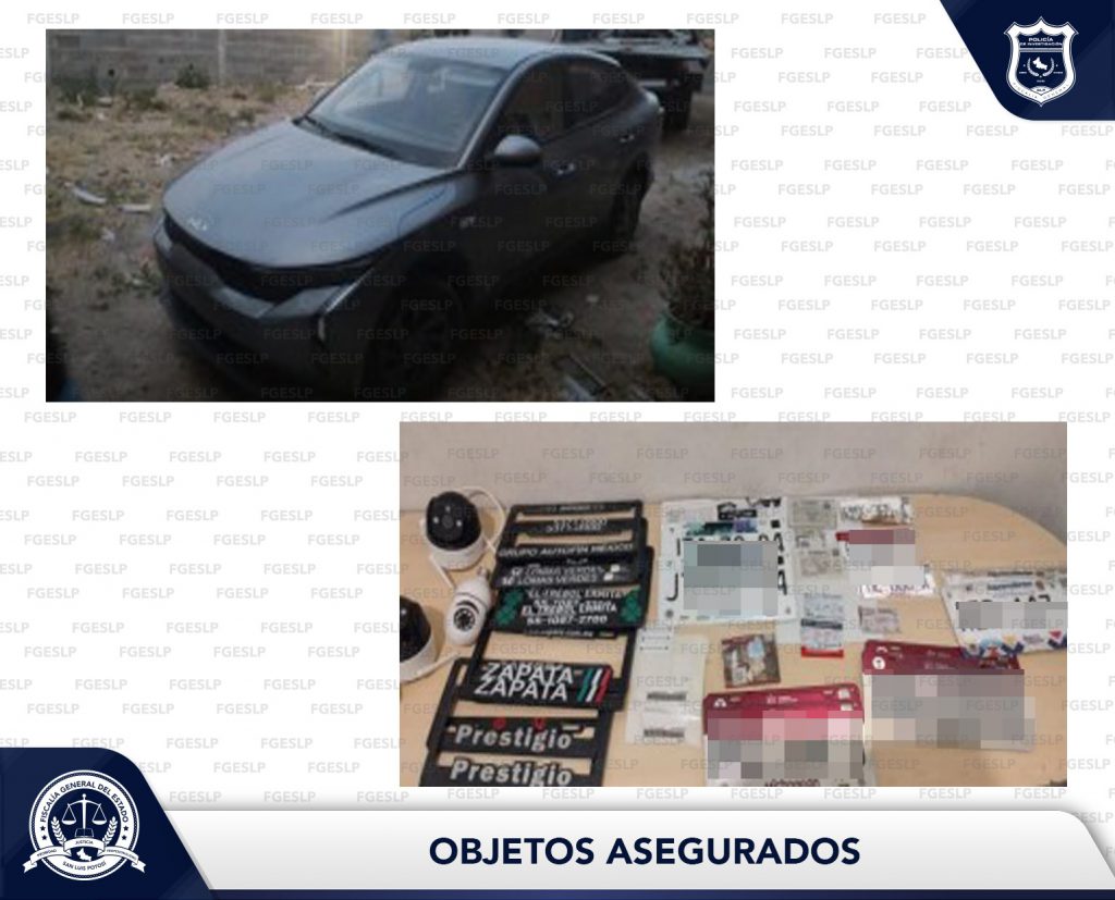 A TRAVÉS DE UN CATEO LA FISCALÍA RECUPERA UN AUTOMÓVIL EN LA CAPITAL POTOSINA