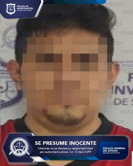 POR PRESUNTO HOMICIDIO LA FISCALÍA DE SLP DETUVO A JUAN “N”