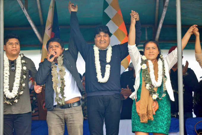 Evo Morales celebra anulación de orden de captura en Bolivia
