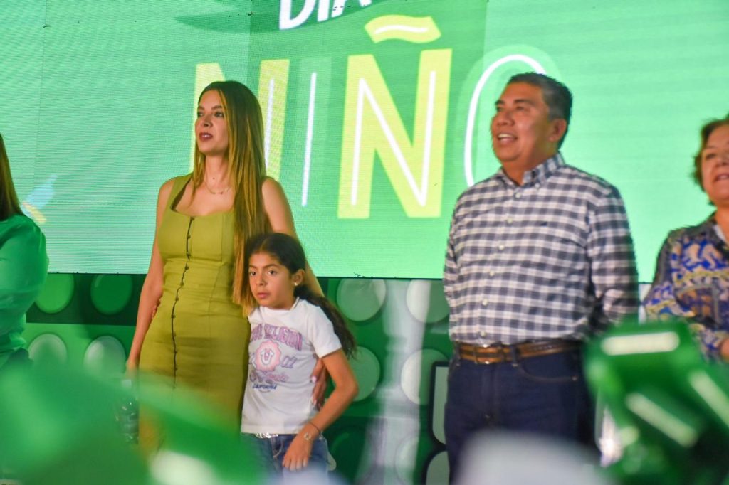 GOBIERNO ESTATAL Y MUNICIPAL CELEBRAN CON ALEGRÍA EL DÍA DE LA NIÑEZ EN LA COLONIA CACTUS