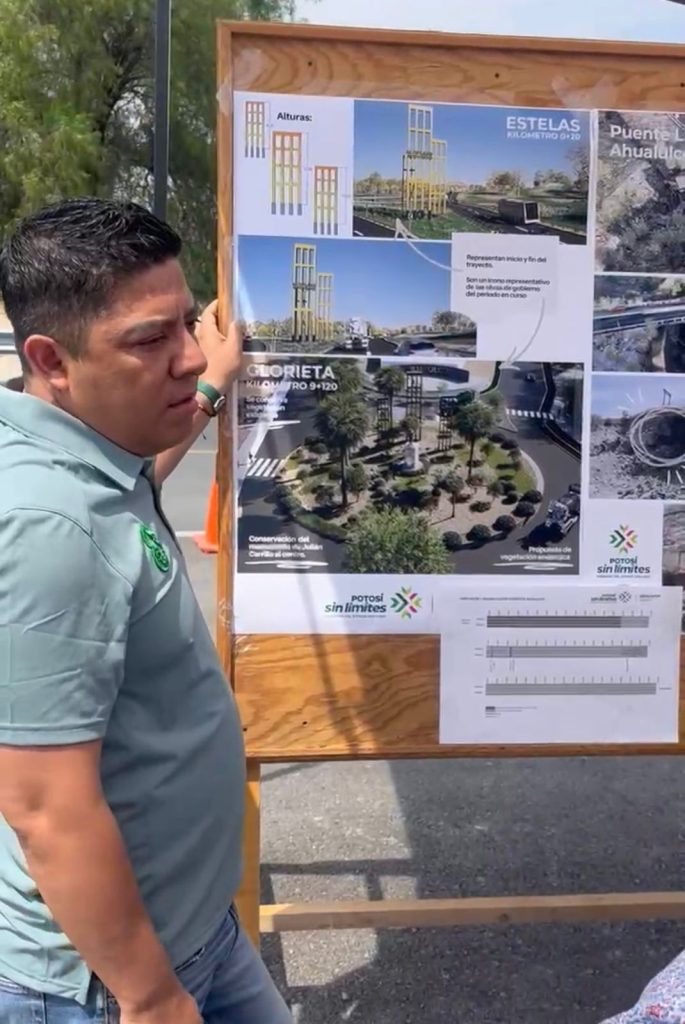 RICARDO GALLARDO REFUERZA SUPERCARRETERA CON NUEVO PUENTE