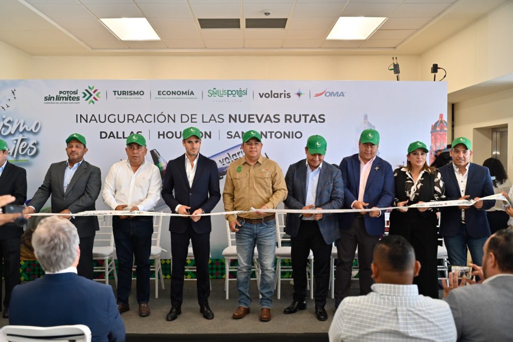 RICARDO GALLARDO INAUGURA TRES NUEVAS CONEXIONES AÉREAS