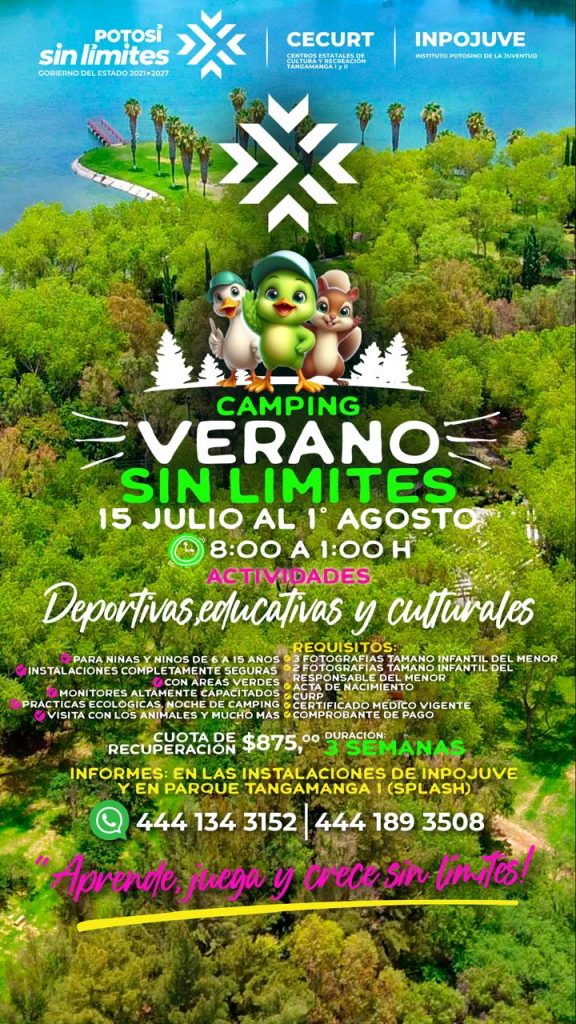 INVITAN AL CAMPING DE VERANO “SIN LÍMITES” 2025