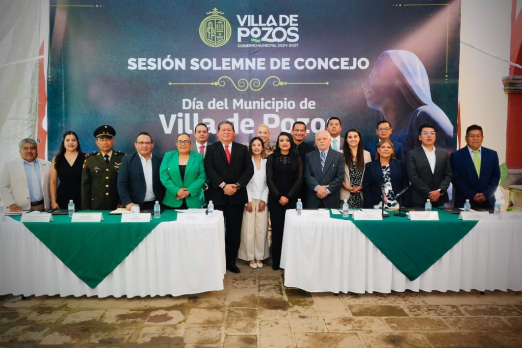 VILLA DE POZOS CELEBRA SU PRIMER ANIVERSARIO COMO MUNICIPIO AUTÓNOMO