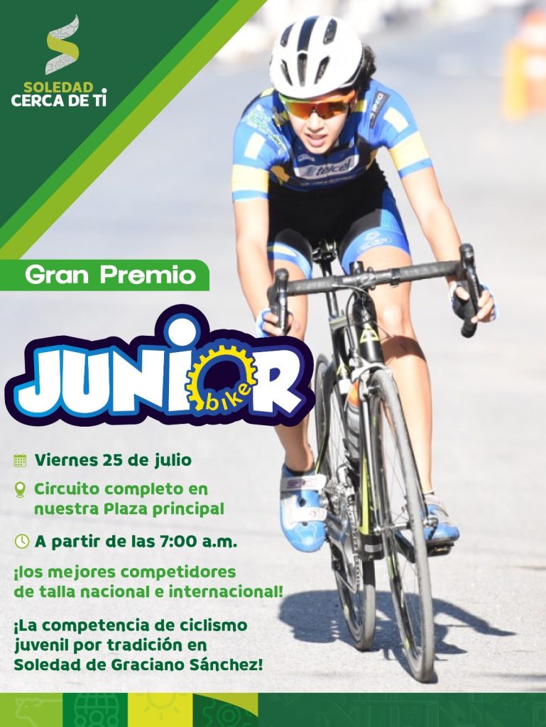 ¡MÁS DE 400 COMPETIDORES INFANTILES Y JUVENILES ARRANCAN JUNIOR BIKE EN SOLEDAD🚲✨