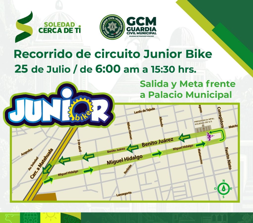 DIRECCIÓN DE SEGURIDAD VIAL Y MOVILIDAD DE SOLEDAD DE GRACIANO SÁNCHEZ INFORMA: