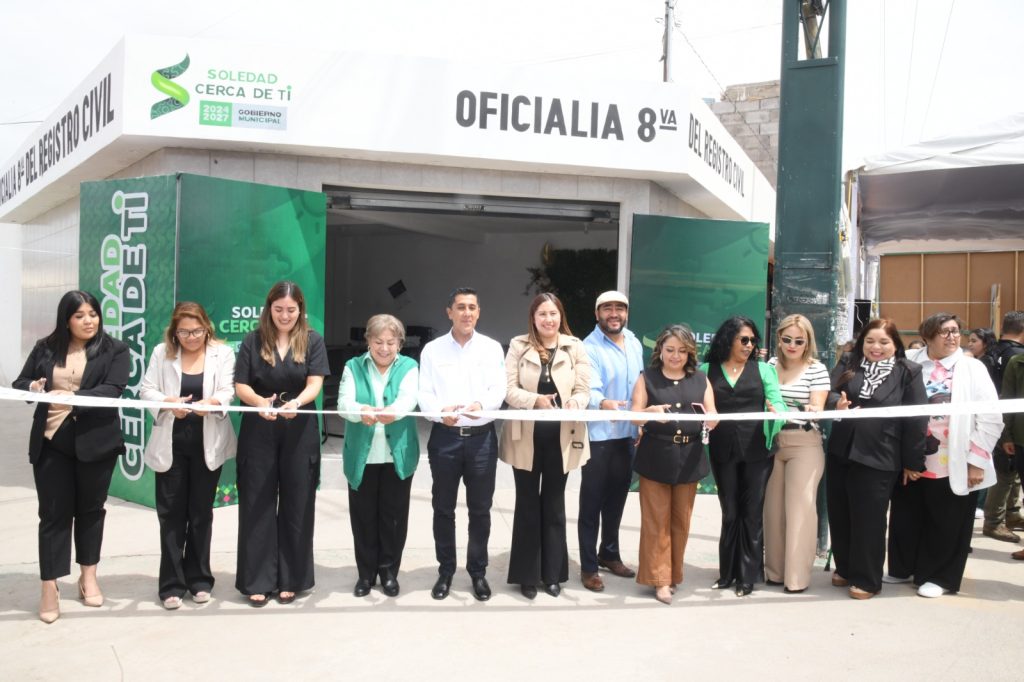 GOBIERNO DE SOLEDAD INAUGURA NUEVA OFICIALÍA DEL REGISTRO CIVIL Y ACERCA TRÁMITES A LA COLONIA SANTO TOMÁS