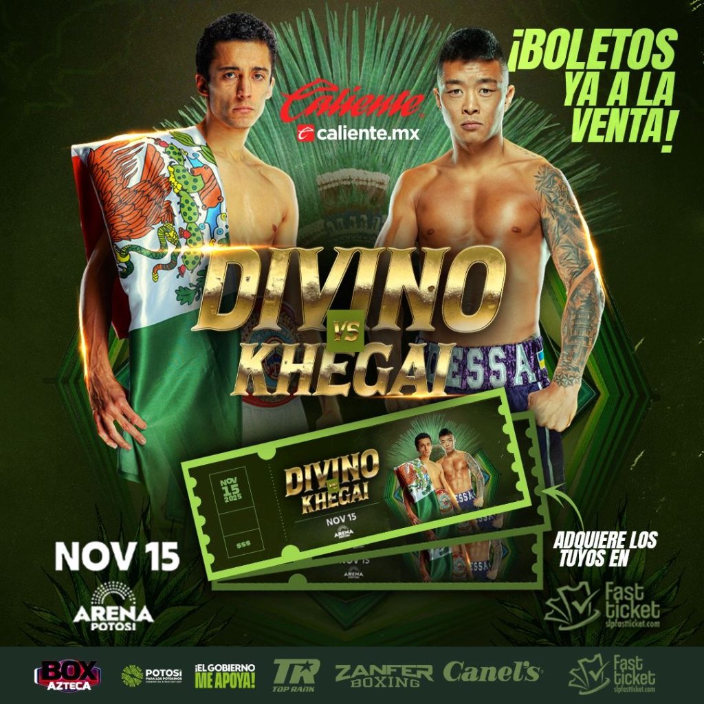 INICIA VENTA DE BOLETOS PARA EL DUELO ESPINOZA VS. KHEGAI EN LA ARENA POTOSÍ