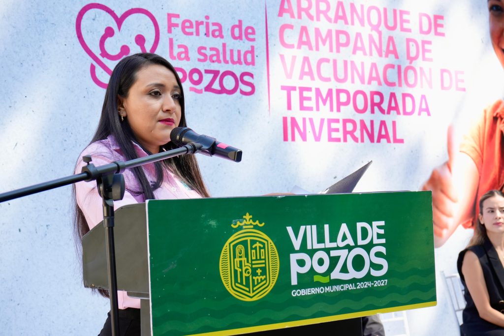 ARRANCA EN VILLA DE POZOS CAMPAÑA DE VACUNACIÓN INVERNAL 2025