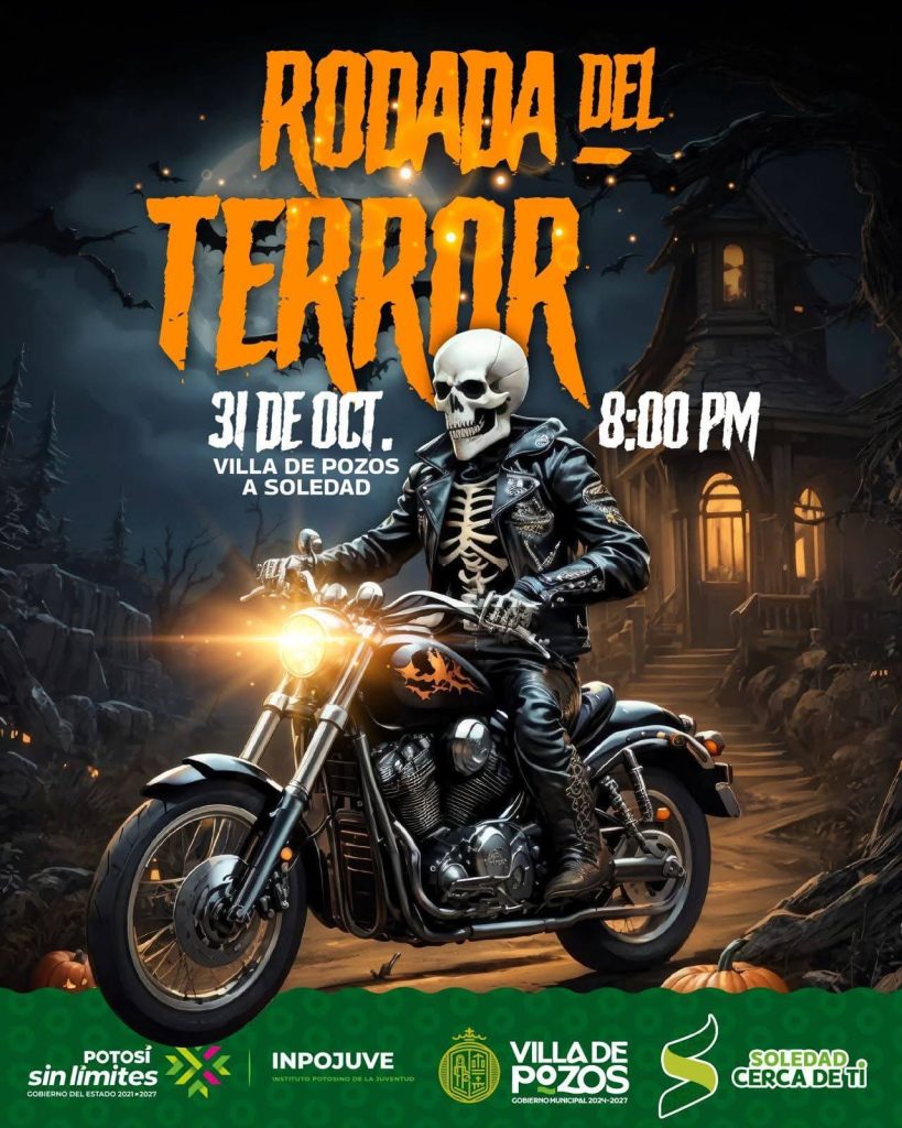 MOTOCILISTAS CELEBRARÁN RODADA DEL TERROR METROPOLITANA