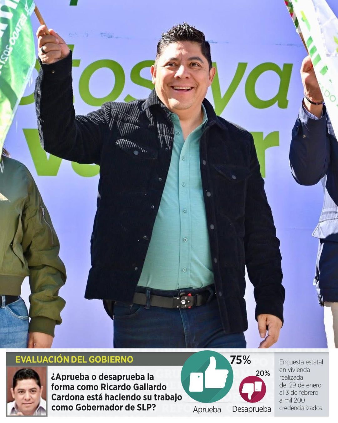 RATIFICA ENCUESTA DE GRUPO REFORMA ALTA APROBACIÓN DE RICARDO GALLARDO EN SAN LUIS POTOSÍ*