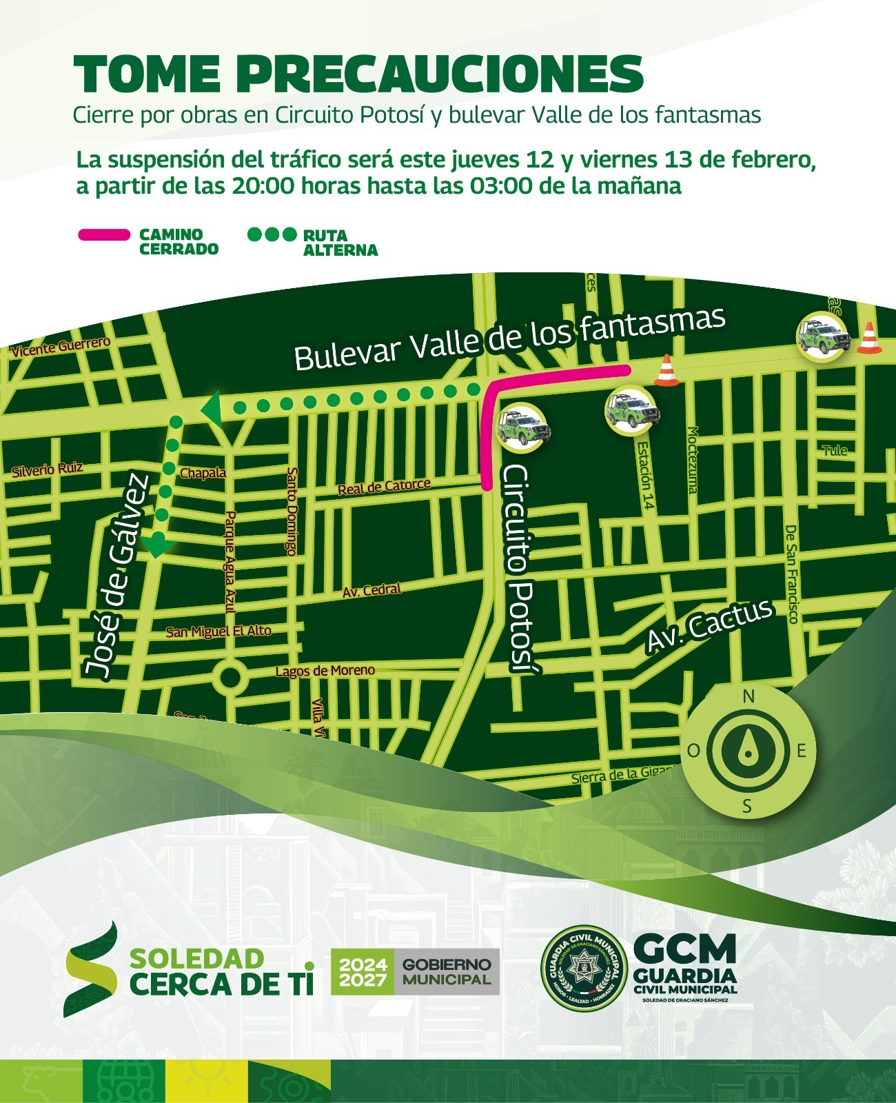 DIRECCIÓN DE SEGURIDAD VIAL Y MOVILIDAD DE SOLEDAD INFORMA