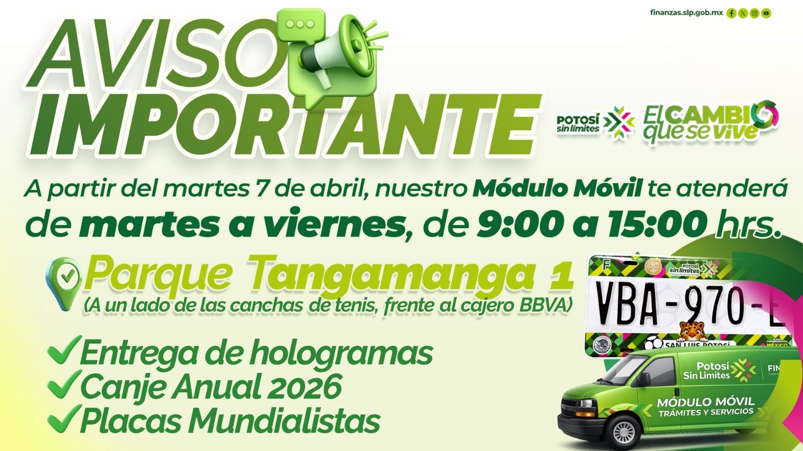 ESTADO ACERCA TRÁMITES VEHICULARES AL PARQUE TANGAMANGA I