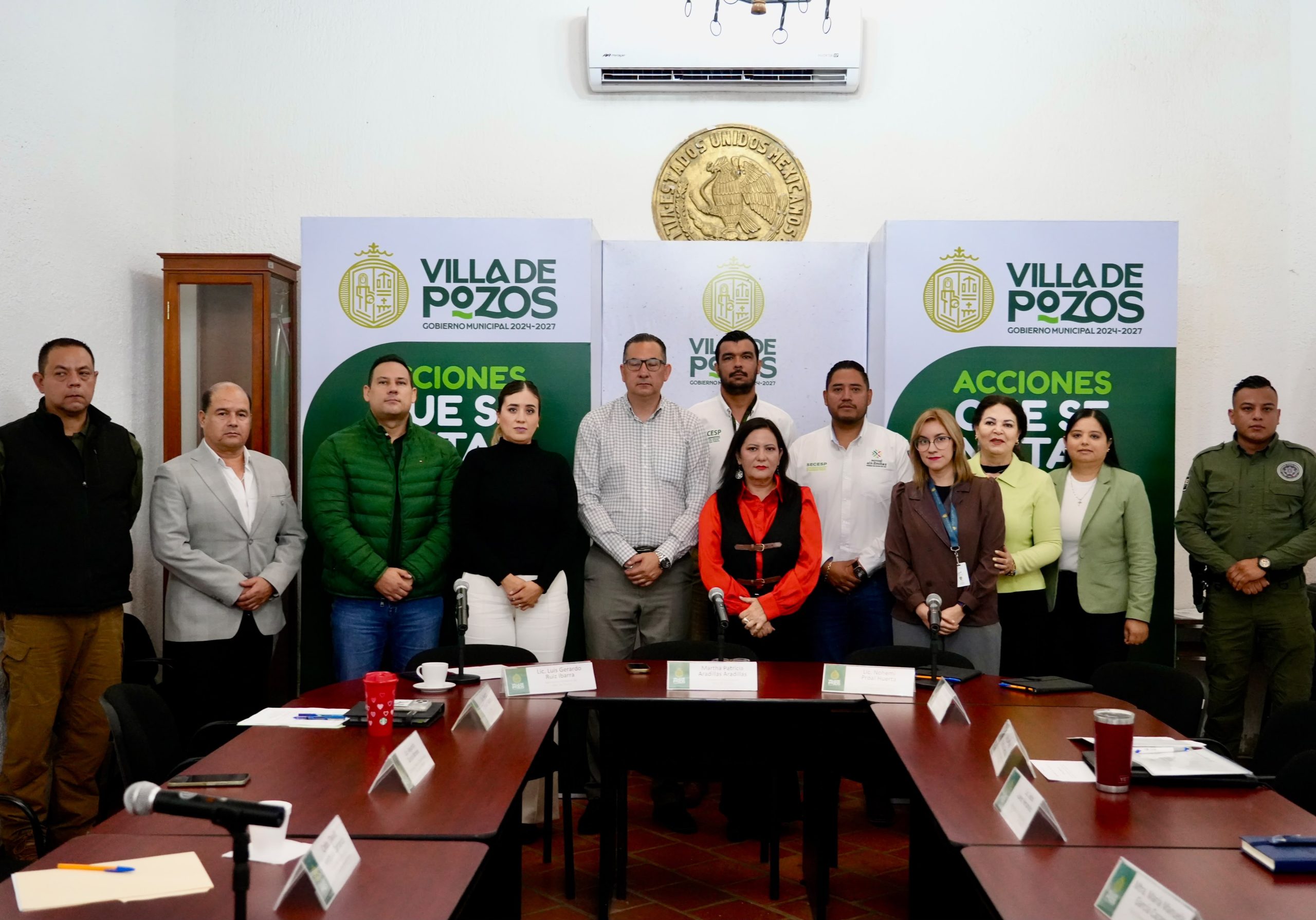 VILLA DE POZOS DA SEGUIMIENTO A ESTRATEGIAS PARA FORTALECER LA SEGURIDAD