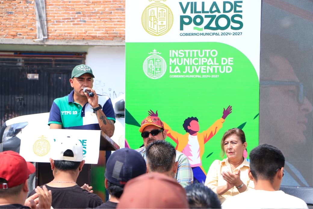 VILLA DE POZOS RECUPERA ESPACIOS CON LAS JUVENTUDES