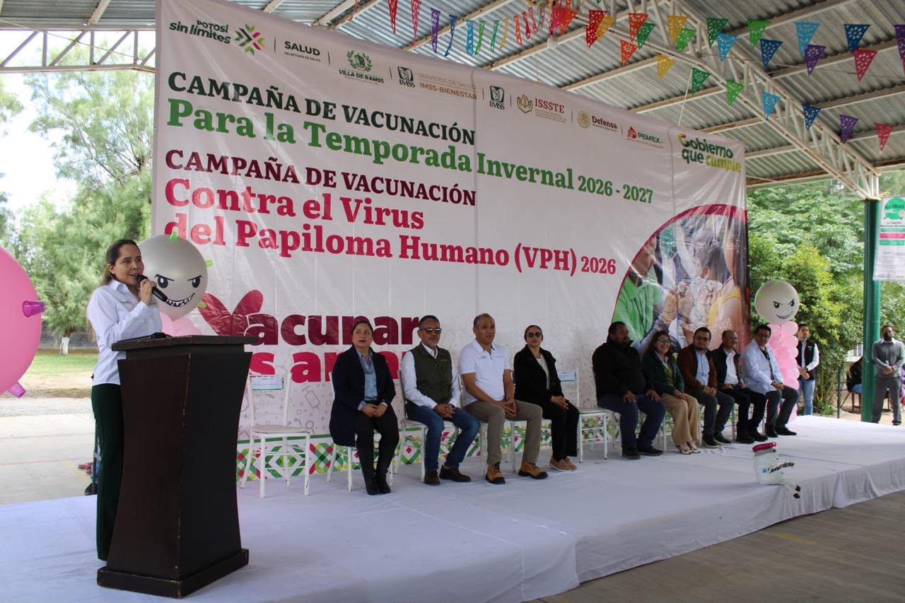 SECRETARIA DE SALUD PREPARA MÁS DE 1.3 MILLONES DE VACUNAS PARA PROTEGER A LAS FAMILIAS POTOSINAS